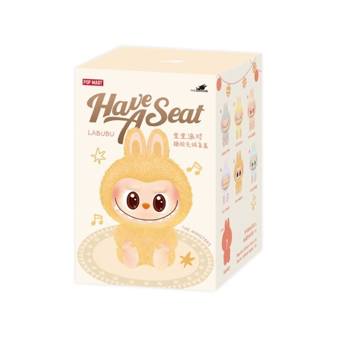 POPMART Labubu The Monsters Have Seat Plush Series(1 Blind Box )Figure toy gift