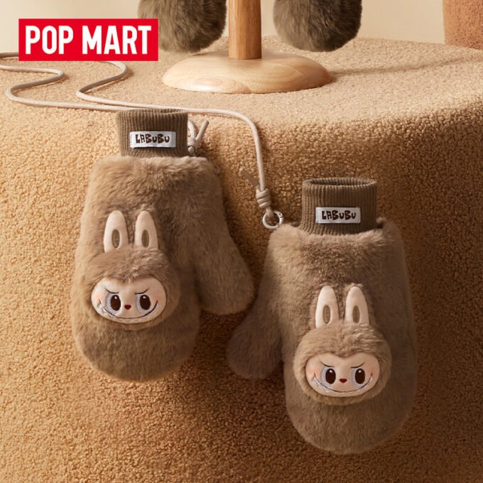 POPMART Warm Series LABUBU Plush Gloves Trendy Fashion Warm Peripherals Winter