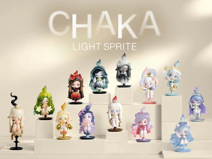POP MART Chaka Light Sprite Series Blind Box (confirmed) Figure Toy Art Gift