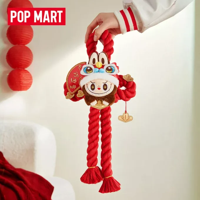 POPMART Wealthy Snake's New year Celebrate LABUBU Plush door decoration New hot
