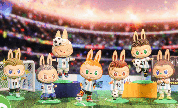 POP MART Labubu Argentina Soccer Football Team Series Blind Box Confirmed Figure