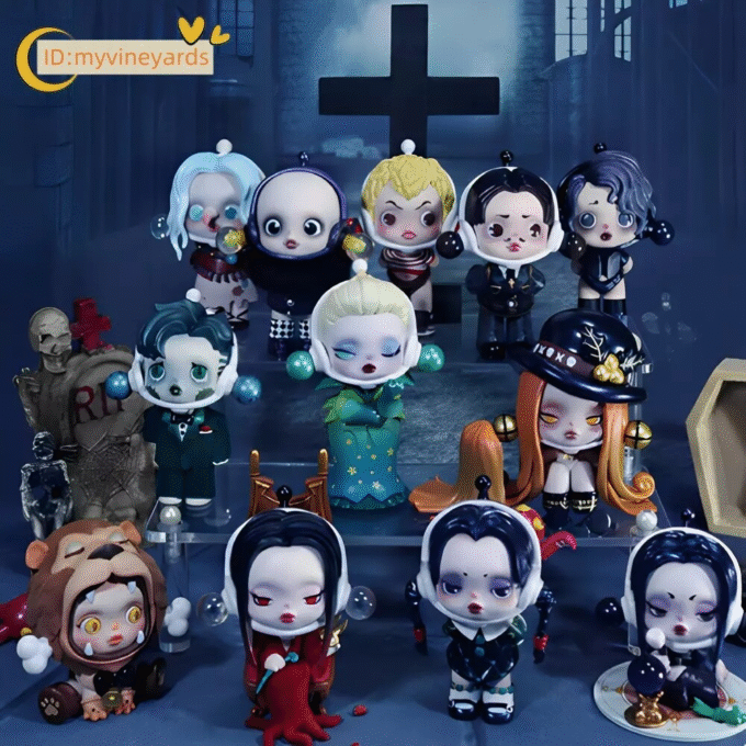 POP MART Skullpanda Addams Family Series Blind Box Confirmed Figure Gift Toy Art