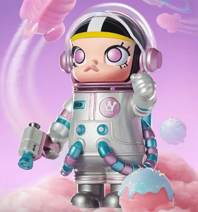 POP MART 100% Mega Space Molly Series Confirmed Blind Box Figure