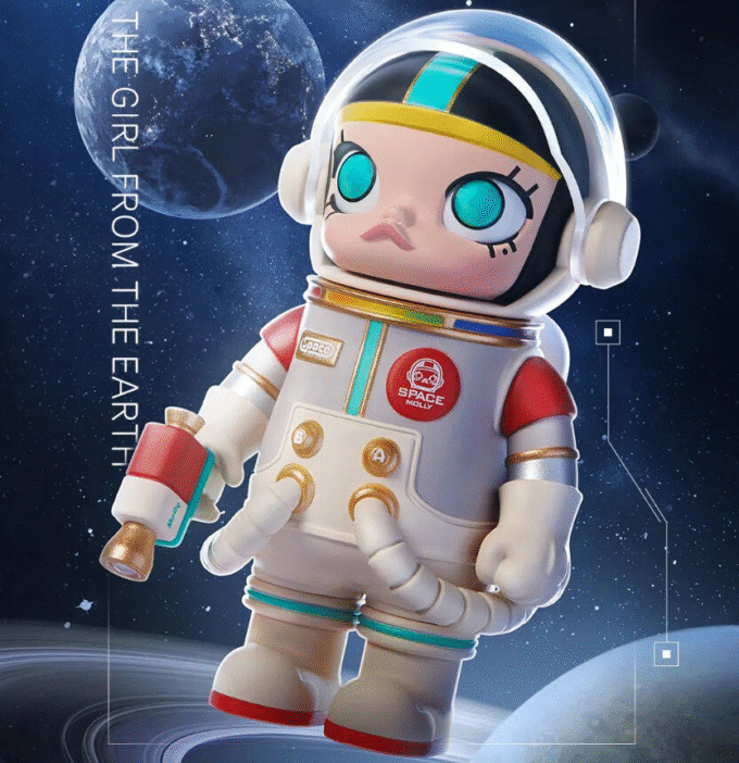 POP MART 100% Mega Space Molly Series Confirmed Blind Box Figure