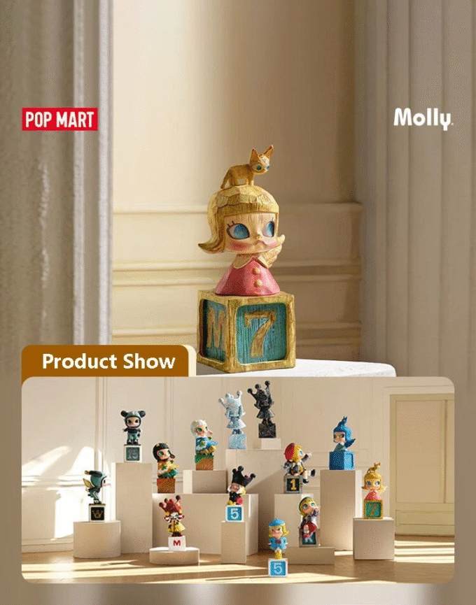 POP MART Molly Anniversary Statues Classical Retro Series 2 Figure Confirmed Toy