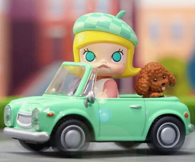 POP MART Molly Car Car Series Confirmed Blind Box Figure