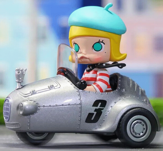 POP MART Molly Car Car Series Confirmed Blind Box Figure