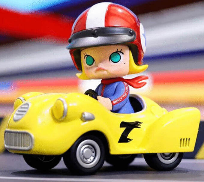 POP MART Molly Car Car Series Confirmed Blind Box Figure