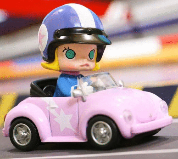 POP MART Molly Car Car Series Confirmed Blind Box Figure