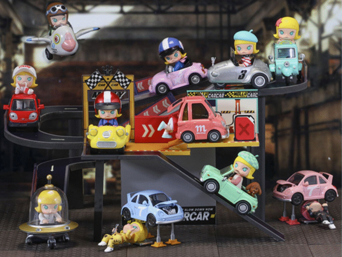 POP MART Molly Car Car Series Confirmed Blind Box Figure