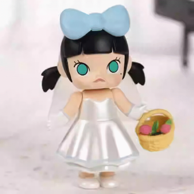 POP MART Molly Wedding Flower Girl Series Confirmed Blind Box Figure Art Toys
