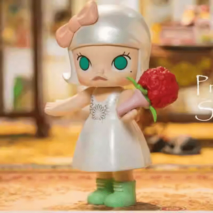 POP MART Molly Wedding Flower Girl Series Confirmed Blind Box Figure Art Toys