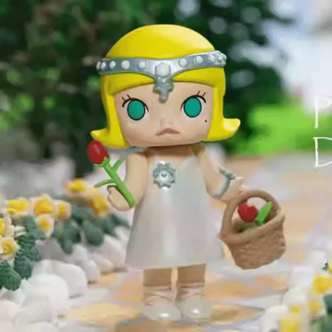 POP MART Molly Wedding Flower Girl Series Confirmed Blind Box Figure Art Toys