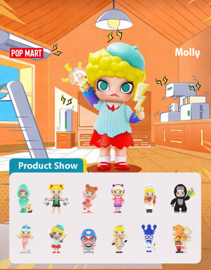 POP MART Molly My Instant Superpower Series Figure Confirmed Blind Box Toy Doll