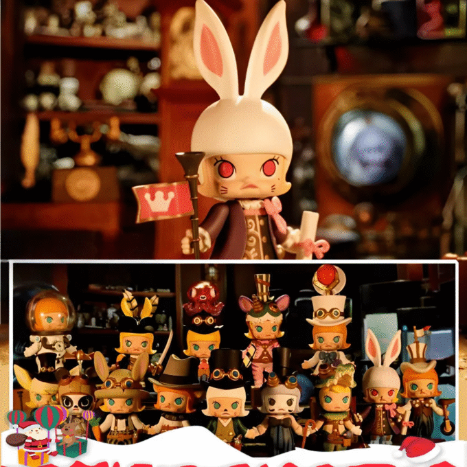 POP MART Molly Steam Punk Series Confirmed Blind Box Figure Art Toys Gift