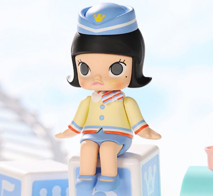 POP MART Molly Happy Train Party Series Blind Box Confirmed Figure Hot Toys Gift