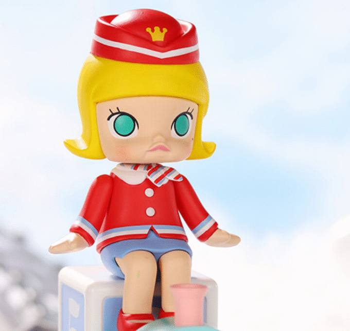 POP MART Molly Happy Train Party Series Blind Box Confirmed Figure Hot Toys Gift