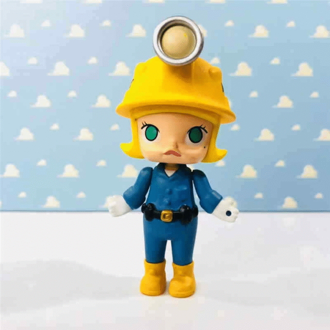 POP MART Kennyswork Molly Career 2 Series Confirmed Blind Box Figure Art Toys