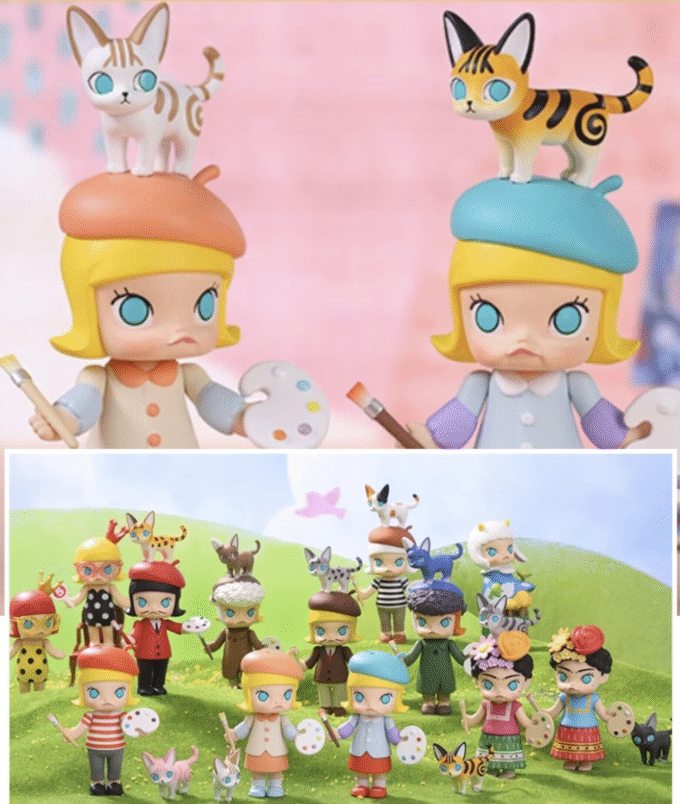 Molly Auction Series Blind Box Confirmed Figure Toy Art Gifts Doll