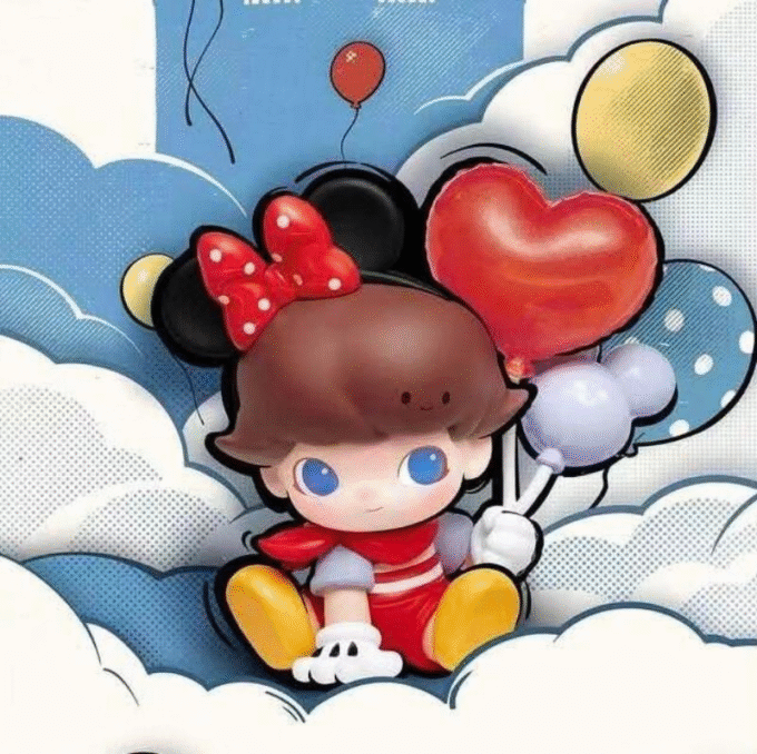 POPMART DIMOO WORLD x Disney Series Blind Box (confirmed) Figure toy gift Mickey