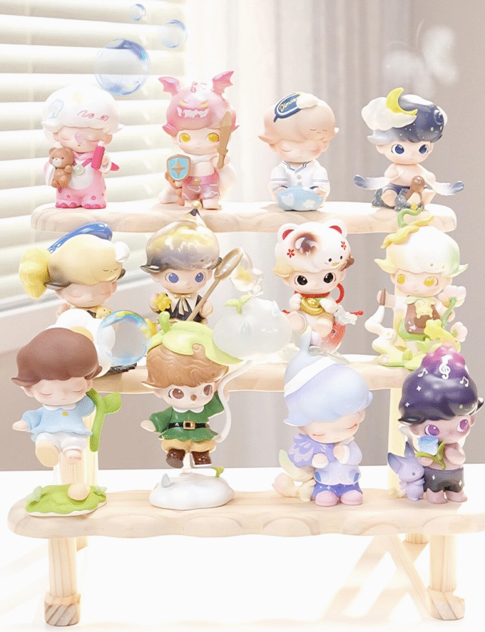 POP MART DIMOO Weaving Wondeis Series Blind Box Confirmed Figure Toys Hot Gift