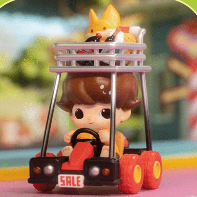 POPMART Dimoo Where We Go Series Car Ride Blind Box (confirmed) Figure toy gift