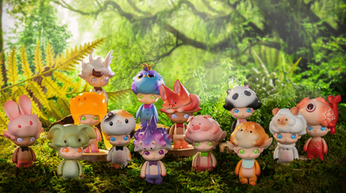 POP MART Dimoo Stray Animal Series Forest Wildlife Blind Box Confirmed Figure